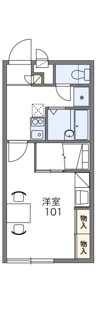 レオパレスＫ　Ｉ塩町 2