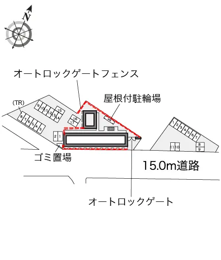 レオパレスアドミラブールⅡ 2