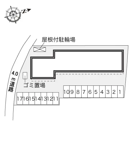 レオパレスポムドテール 3