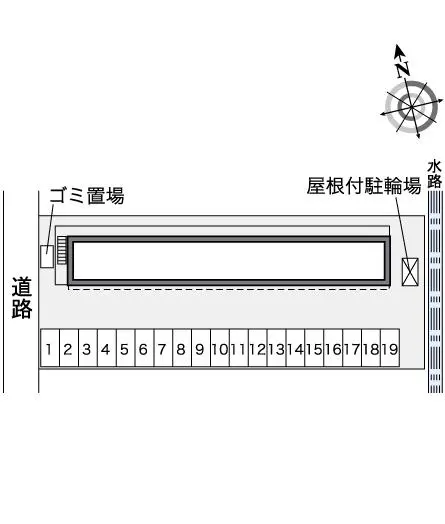 レオパレスＮＡＧＡＫＵＲＡⅡ 2