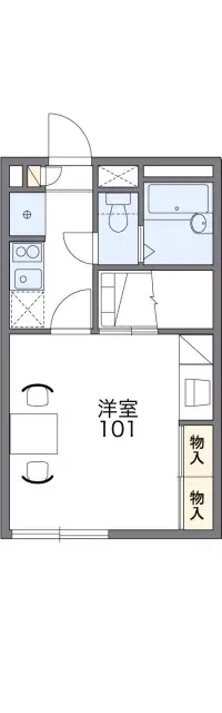 レオパレスＲＯＵＴＥ３６　Ⅰ 1