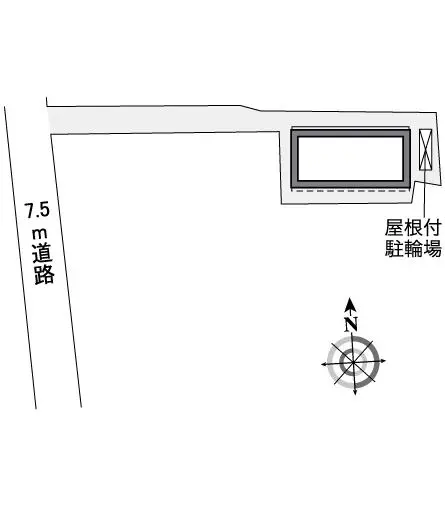 レオパレスグリーンサイト　Ｂ棟 2