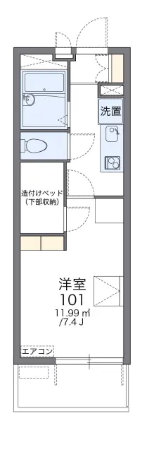レオパレスエルヴェール　サンク 1