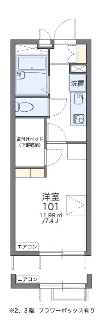 レオパレスタウンコートⅢ 1