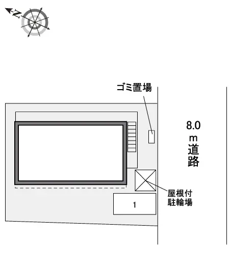 レオパレススカイブルー西町 2