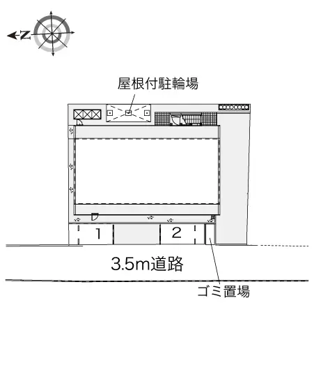 レオパレス雄新ひまわり 2