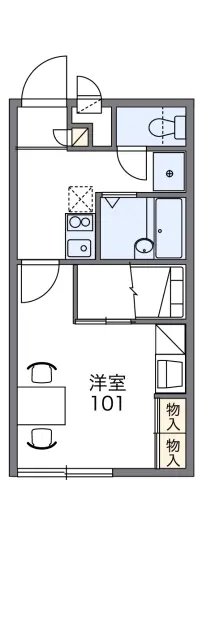 レオパレスオレンジペコ 1
