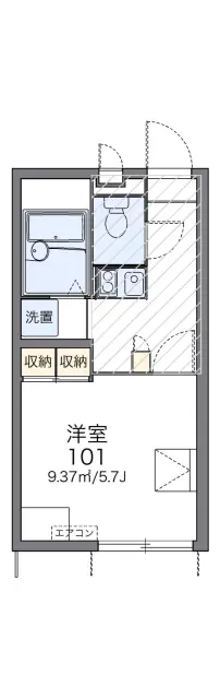 レオパレスルトゥール 1