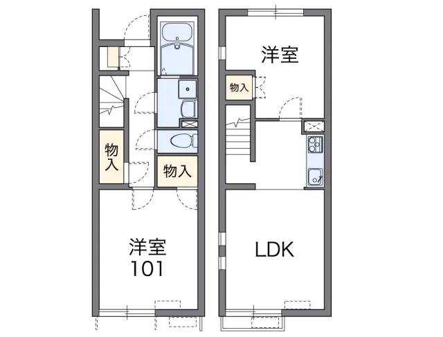 レオネクスト住吉Ｂ 1