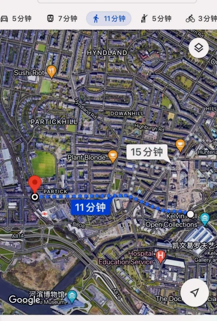 Glasgow rental 2B1B (separate bathroom) near Glasgow University 1