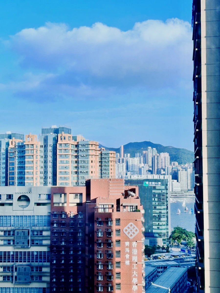 香港红磡理工大学+半岛豪庭+高层朝南海景开放式一居 0