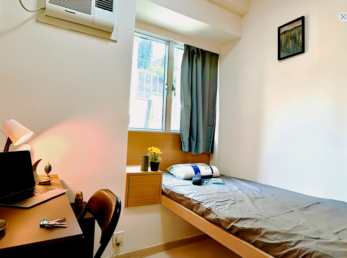 (HKUSG) Serviced apartment in Hiu Fai Building, University of Hong Kong (entire apartment for rent, 3 bedrooms, 1 bathroom, 3 people) - Hong Kong(China) student accommodation