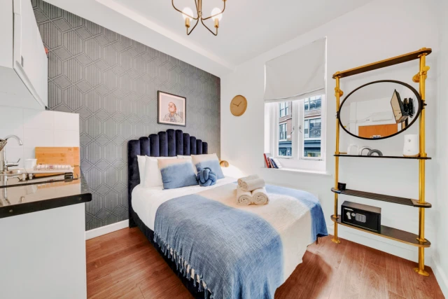 St. John's Accommodation - ロンドンの学生向け宿泊施設 - Prime Urban Studio with Fully Equipped Kitchenette