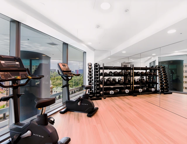 8 Margaret St - alojamiento para estudiantes en Brisbane - gimnasio