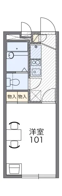 レオパレスメゾンドールシェルⅢ 1