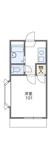 レオパレス新居浜Ｂ 1