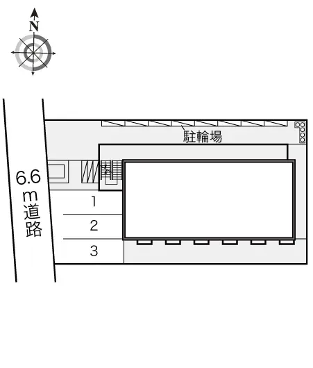 レオパレスＲＡＦＦＩＮＡＴＯⅡ 2