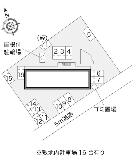 レオパレスマイルド棟高 2