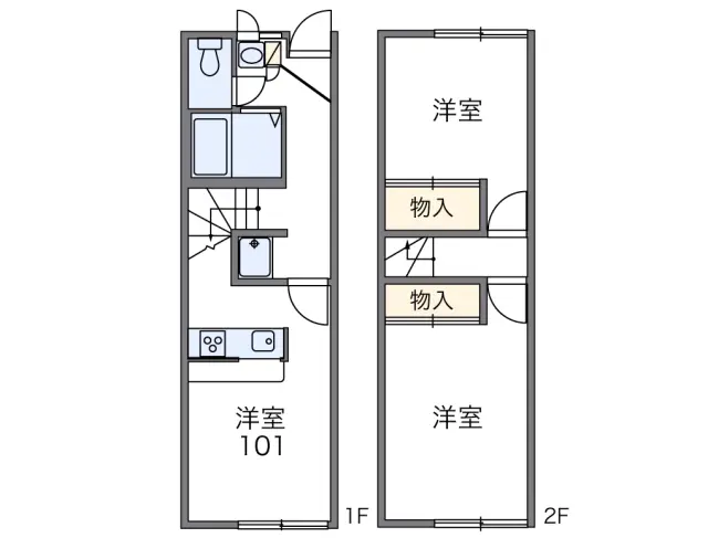 レオパレスメゾネット 1