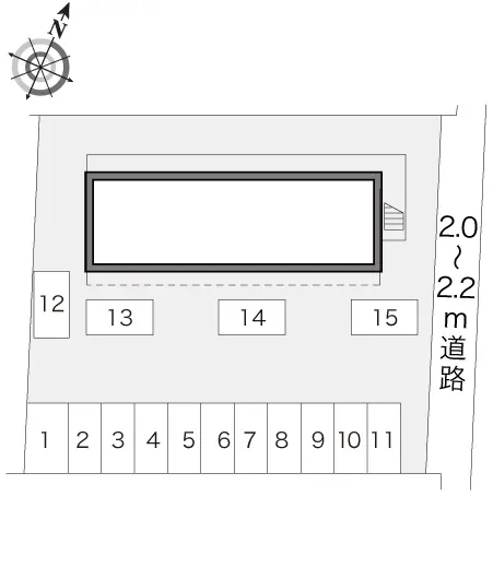 レオパレスサンハイム小泉 2