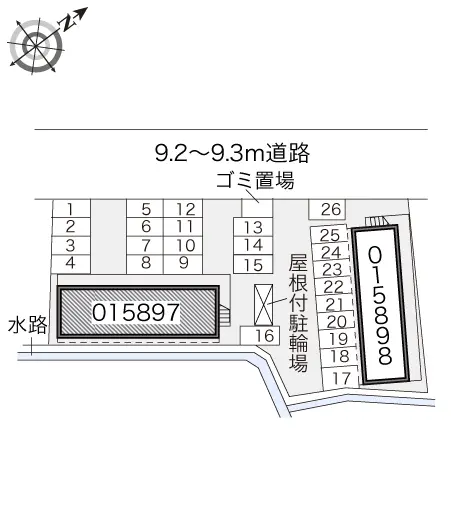 レオパレス京浜建物水橋ハイムＡ 2