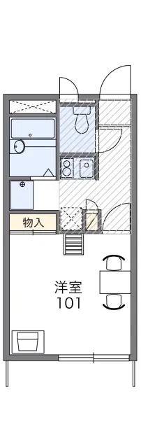 レオパレスアロマ赤坂Ⅰ 1