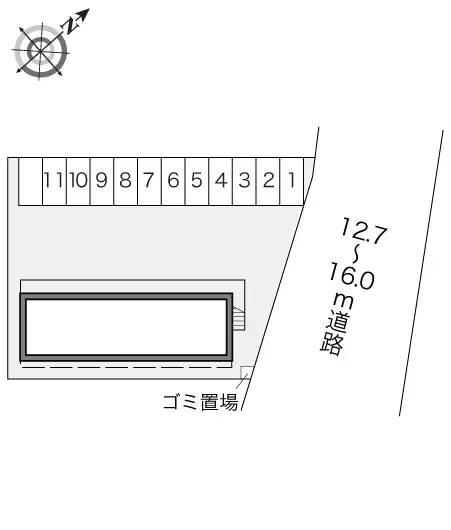 レオパレスボヌール成田 2