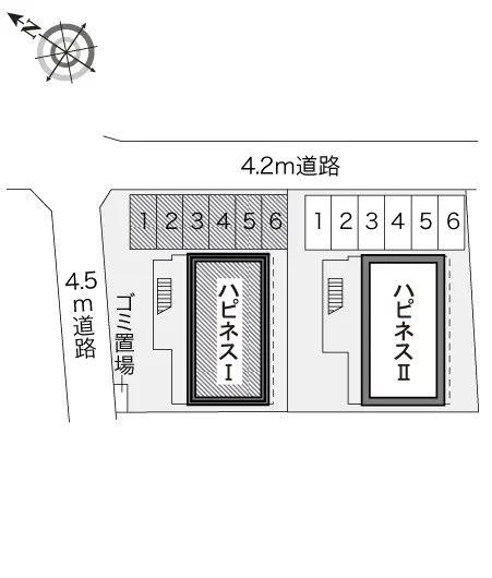 レオパレスハピネスⅠ 2