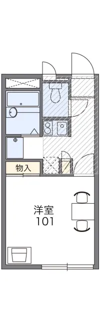 レオパレスローズＢ 1