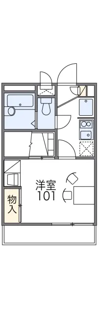 レオパレスＭＡＲＵＫＩＴＡⅢ 1
