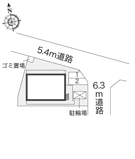 レオパレスアカツキ　イースト 2