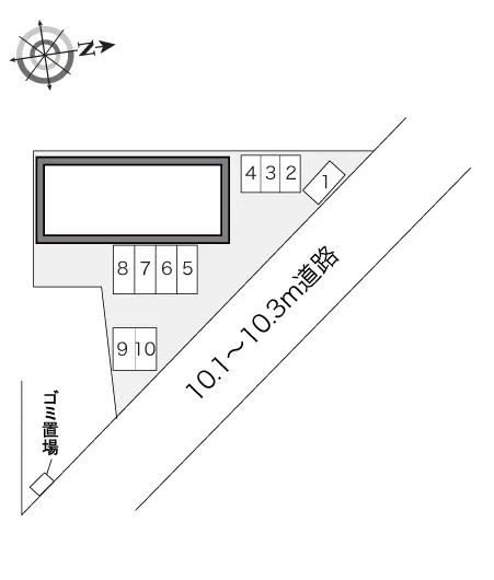 レオパレス北中江 2