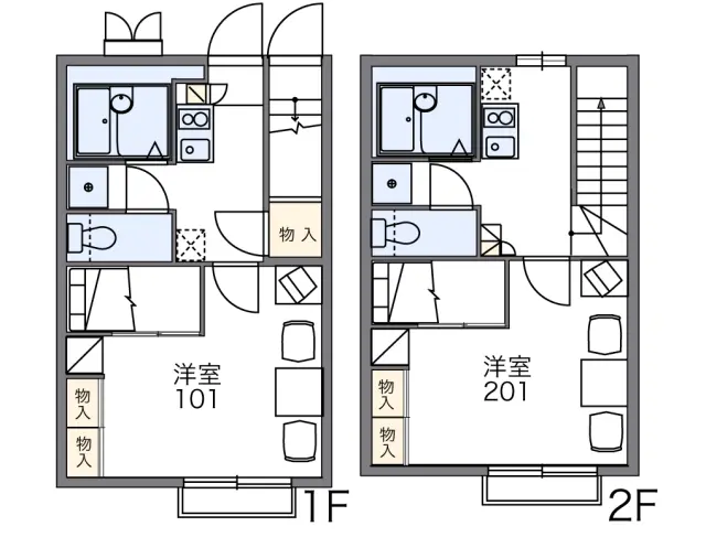 レオパレスＬＡ　ＶＩＴＡ山越 1