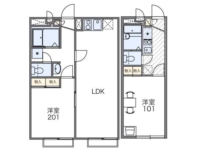レオパレス東豊田Ⅱ 1