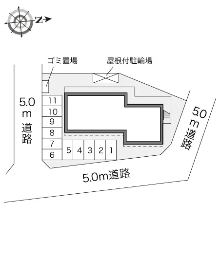 レオパレスサンライズ鶴崎 2