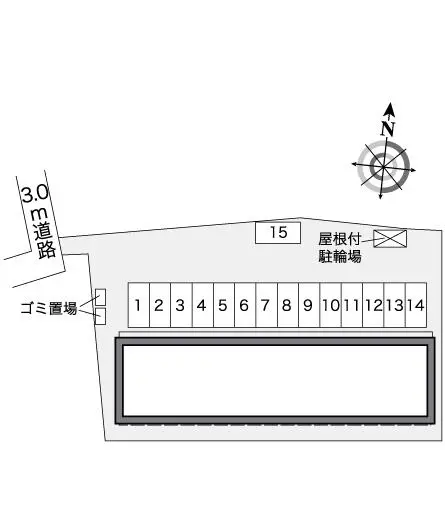レオパレスＢｌｕｅＲｏｓｅ三島 2