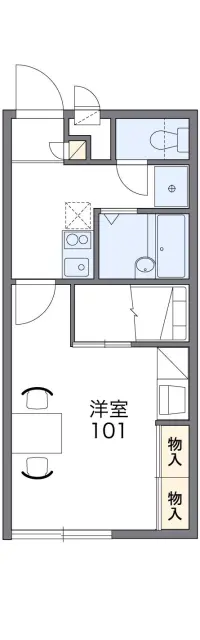 レオパレス鶴崎Ⅱ 1