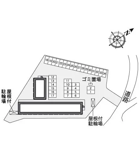 レオパレスメルベーユ新津 2