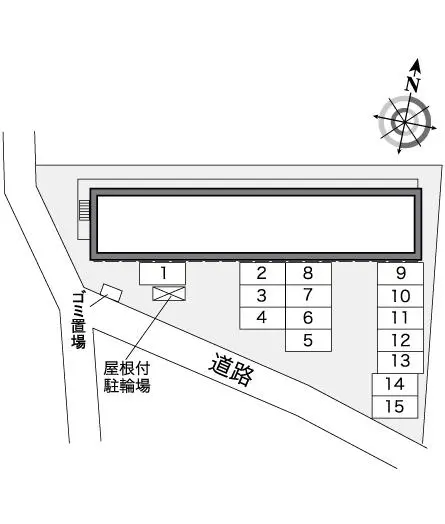 レオパレスモルトベーネⅡ 2