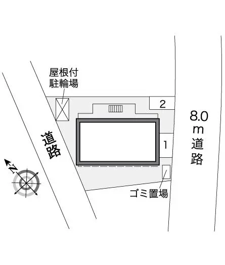 レオパレスコンフォール　白旗 2