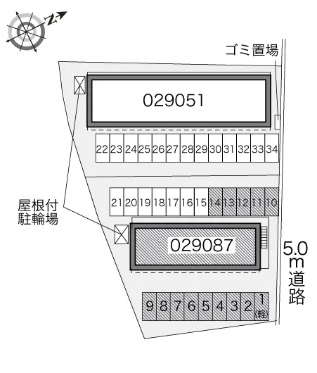 レオパレスグリーンハイツ平内Ｂ 2