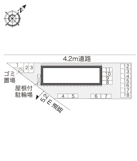 レオパレスアナナス 2