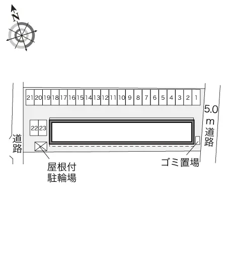 レオパレスロイヤルガーデン内免 2