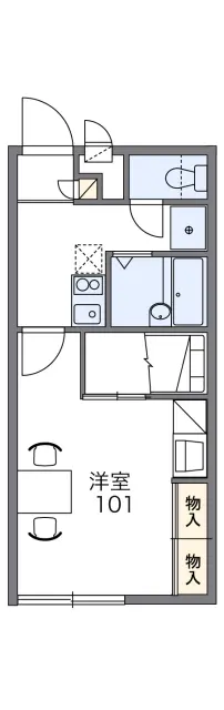 レオパレスフェリーチェ弐番館 1