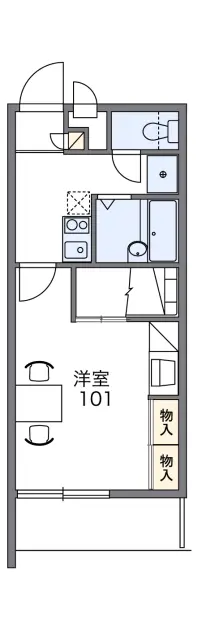レオパレス赤間宮前 1