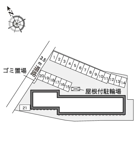 レオパレス錦見砂原 3