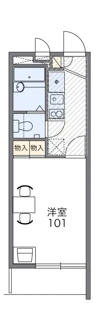 レオパレスさくら　Ｗｅｓｔ 1