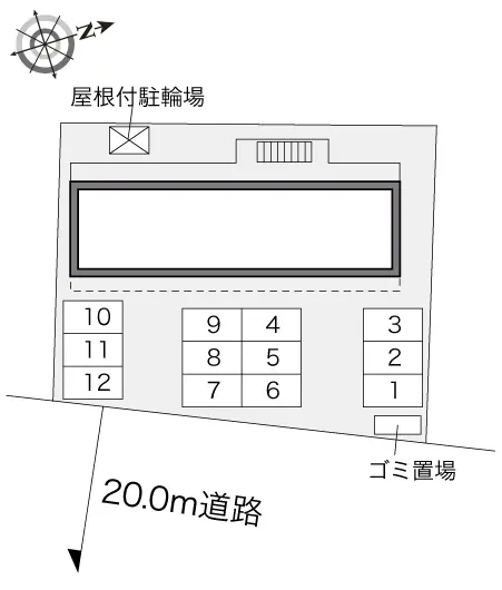 レオパレスセジュール菊川 3