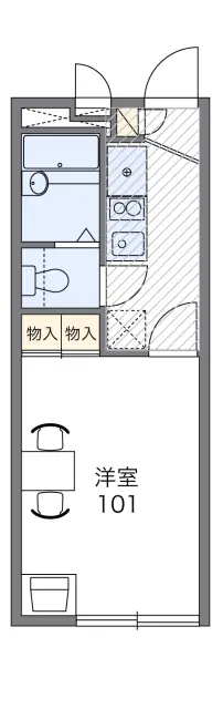 レオパレスサンハイム嵐山 1