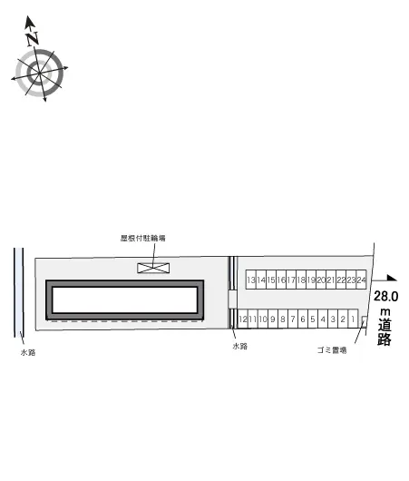 レオパレス横手こまち 3